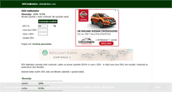 Desktop Screenshot of ddvkalkulator.com