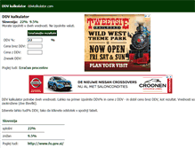 Tablet Screenshot of ddvkalkulator.com